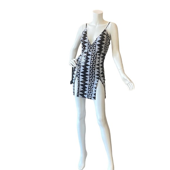 FASHION NOVA Star Behavior Sequin Mini Dress, O0474-6 - Picture 3 of 9